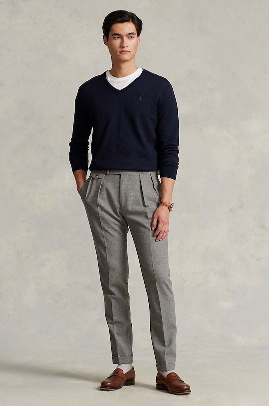 Odzież Polo Ralph Lauren - Sweter 710670789004 710670789004 granatowy