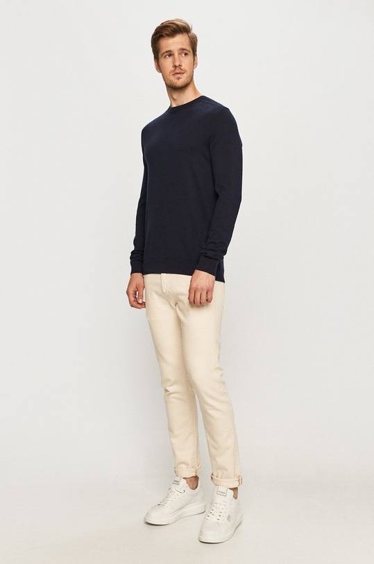 Selected Homme - Sveter 16074682 tmavomodrá AA00