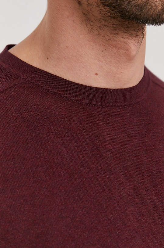 Selected Homme - Sweter 16074682 bordowy