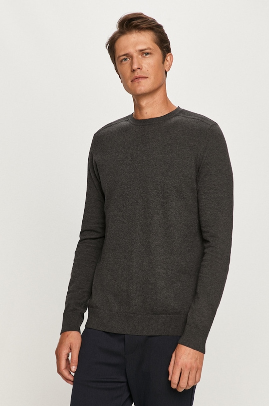 Selected Homme - Sweter pozostałe szary 16074682