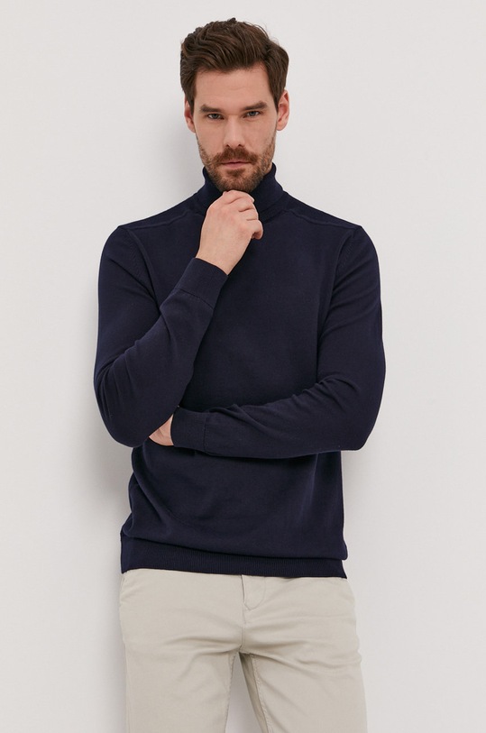 Selected Homme - Svetr rolák námořnická modř 16074684