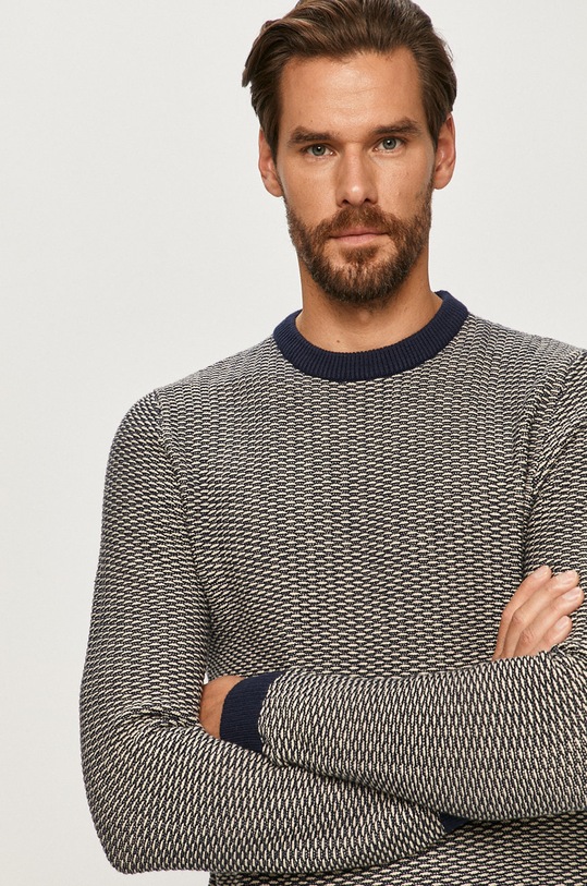 Selected Homme - Pulover subtiri bleumarin 16074689