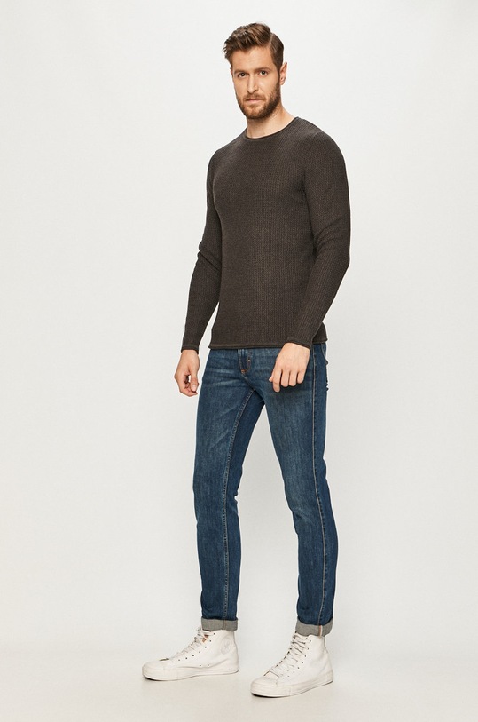 Premium by Jack&Jones - Sveter 12179861 sivá AA00