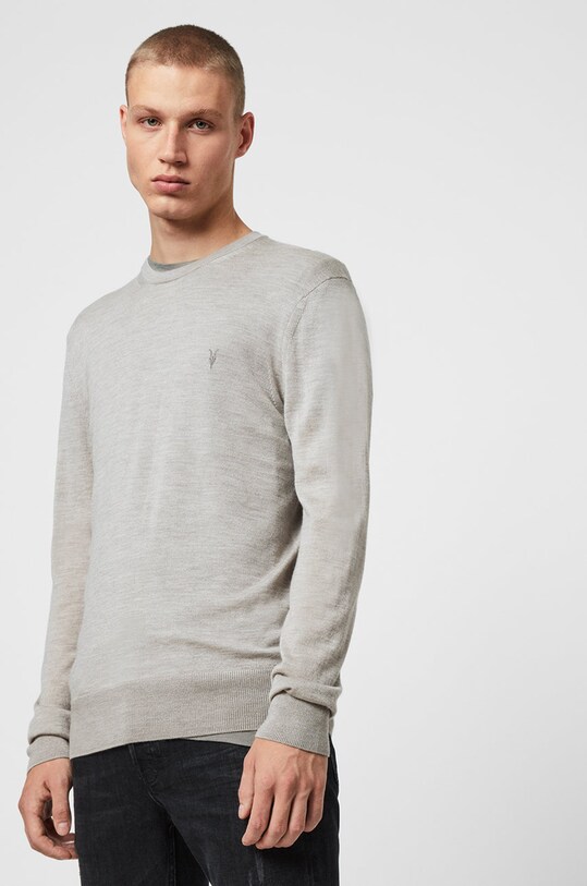 AllSaints - Свитер Mode Merino Crew MK129D серый AA00