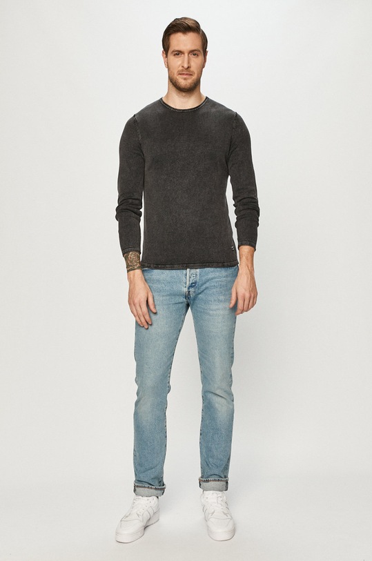 Jack & Jones - Sweter 12174001 12174001 szary AA00