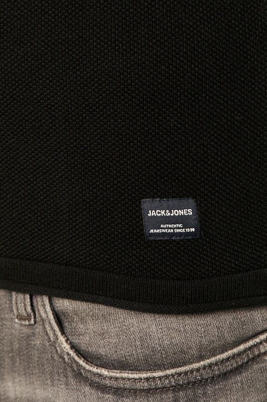 Jack & Jones - Sweter 12157321. czarny