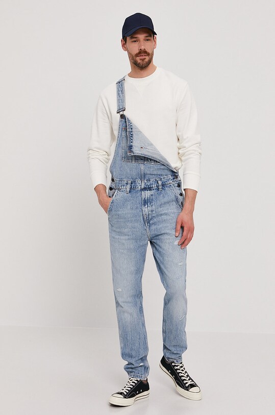 Selected Homme - Hanorac de bumbac 16077366 alb AA00