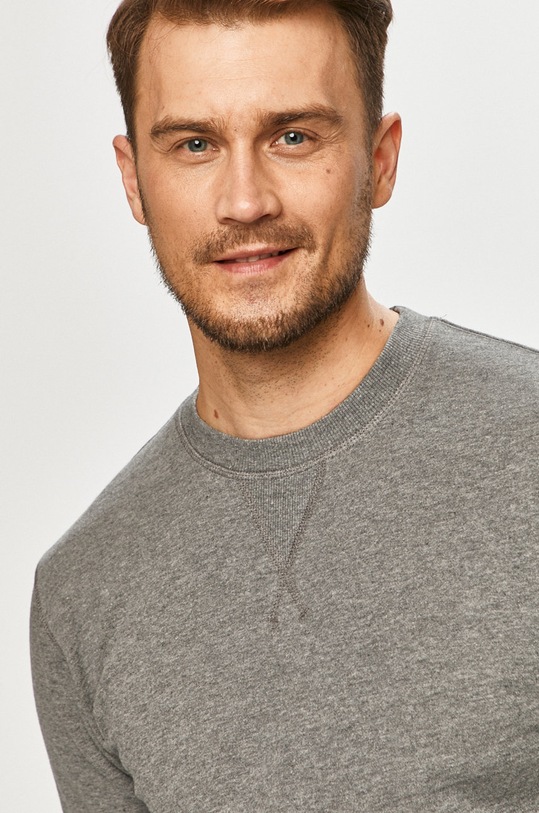 Selected Homme - Bluza bawełniana szary 16077366