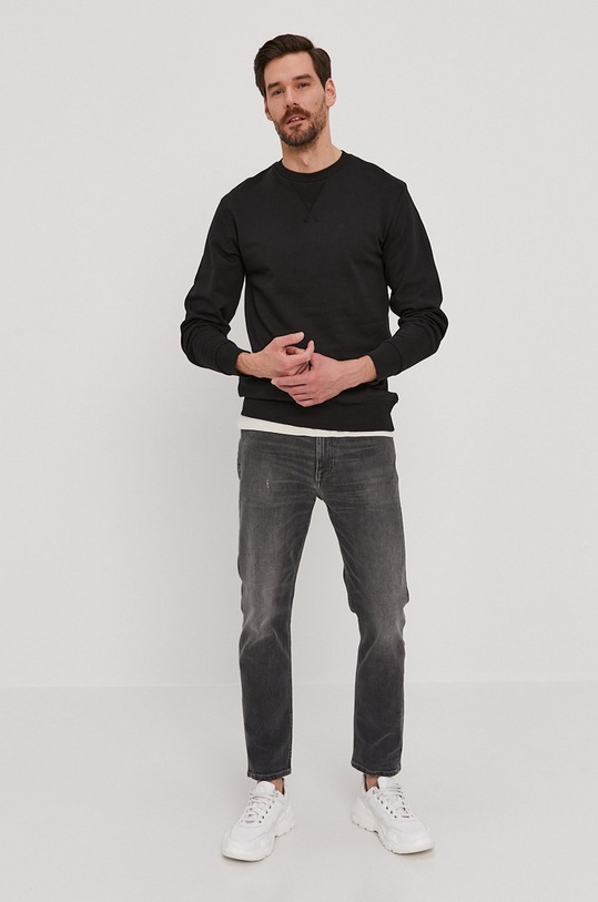 Selected Homme - Bluza bawełniana 16077366 czarny AA00