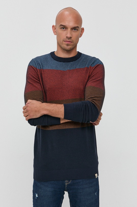 Jack & Jones Sweter okrągły pomarańczowy 12193492
