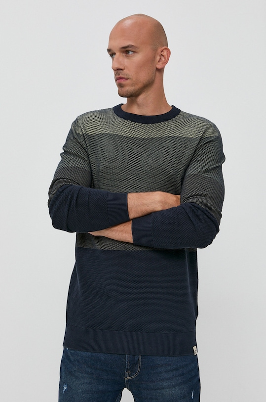 Jack & Jones Sweter okrągły zielony 12193492