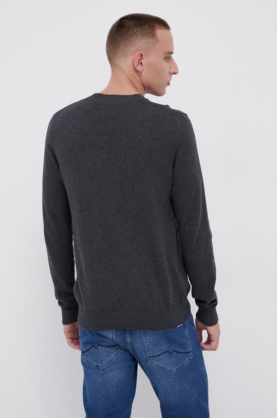 Odzież Premium by Jack&Jones Sweter z domieszką kaszmiru 12192311 szary