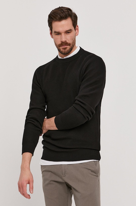 Selected Homme Sweter pozostałe czarny 16074692