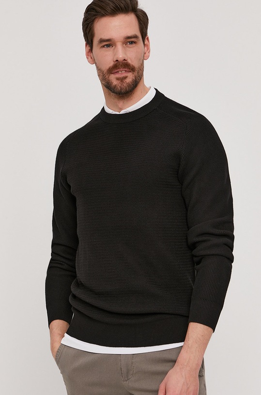 Selected Homme Sweter czarny 16074692