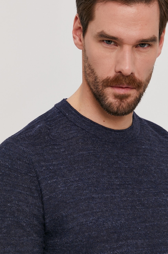 Selected Homme Sweter granatowy 16074710
