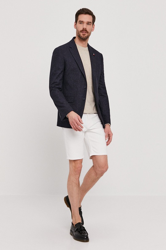 Selected Homme Sweter 16074710 beżowy AA00