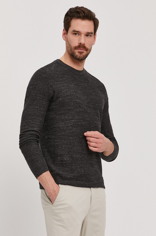 Selected Homme Sweter szary 16074710
