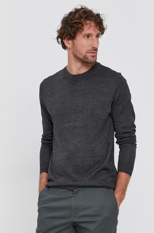 Selected Homme Pulover subtiri gri 16079772