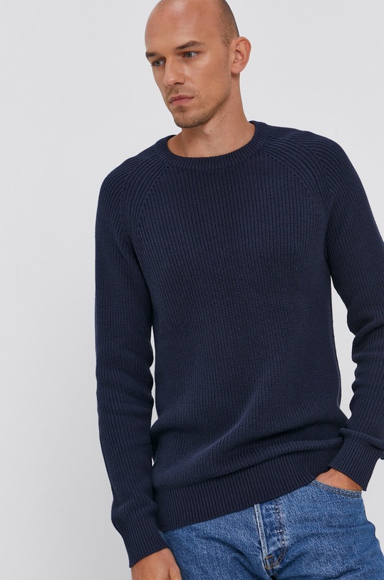 Selected Homme Sweter granatowy 16079924