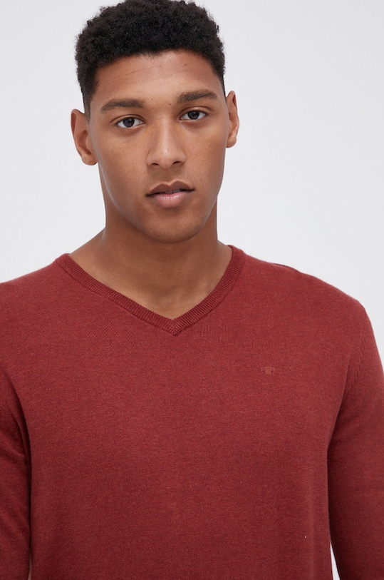 Πουλόβερ Tom Tailor μπορντό 1027300.19346