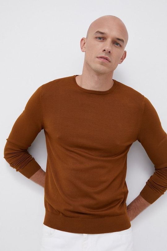 Only & Sons Sweter pozostałe brązowy 22020088