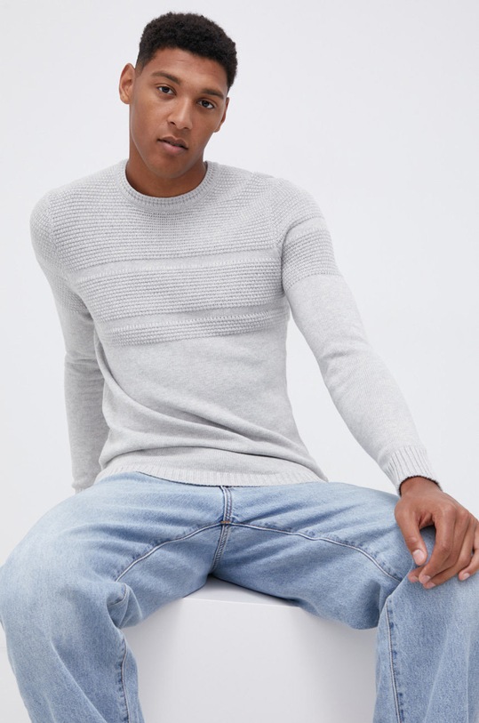 Only & Sons - Pulover subtiri gri 22020639