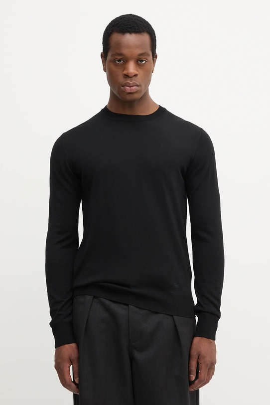 Emporio Armani pulóver gyapjú fekete 8N1M42.1M67Z