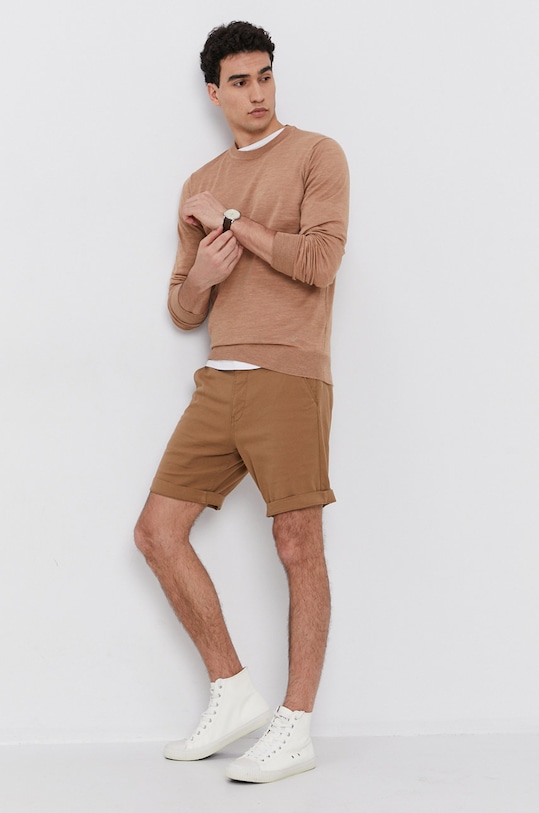 Emporio Armani sweter 8N1M42.1M67Z beżowy AA00