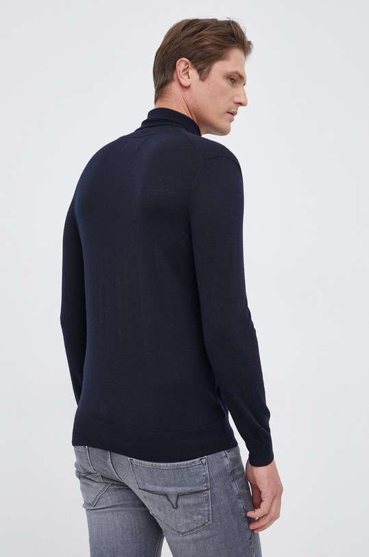 Odzież Marc O'Polo Sweter wełniany M29508360088 granatowy