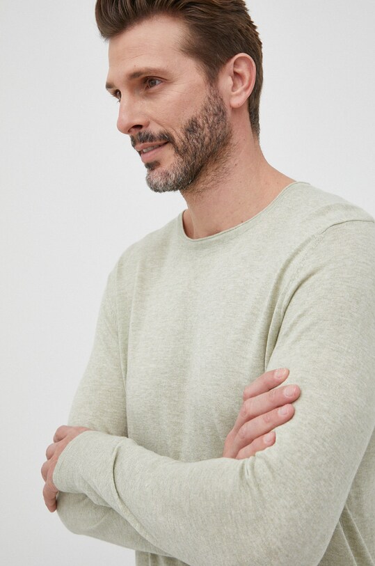 Selected Homme sweter zielony 16079774.DesertSage