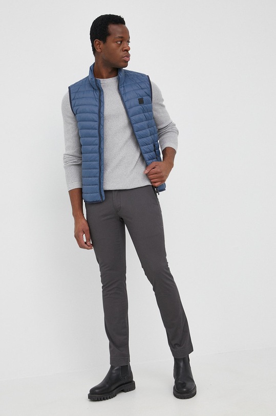 Βαμβακερό πουλόβερ Selected Homme 16079776.Tradewinds μπλε AA00