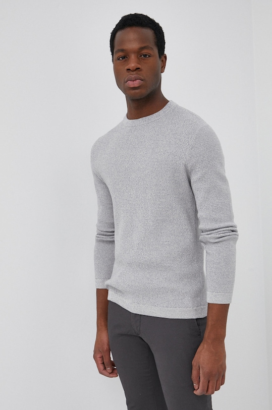 Βαμβακερό πουλόβερ Selected Homme μπλε 16079776.Tradewinds