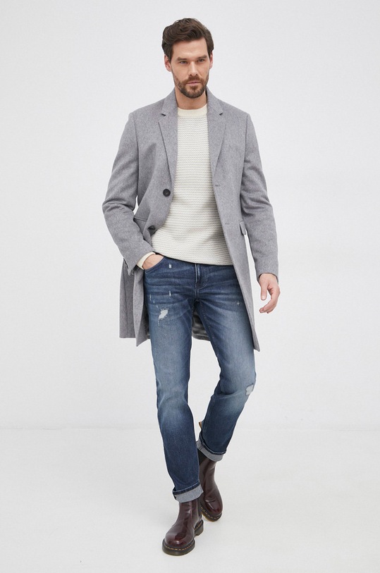 Sveter Selected Homme 16079961.Tradewinds béžová AA00