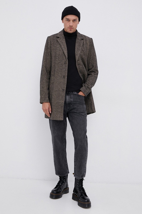 Solid Sweter bawełniany 21104250.799000 czarny AA00