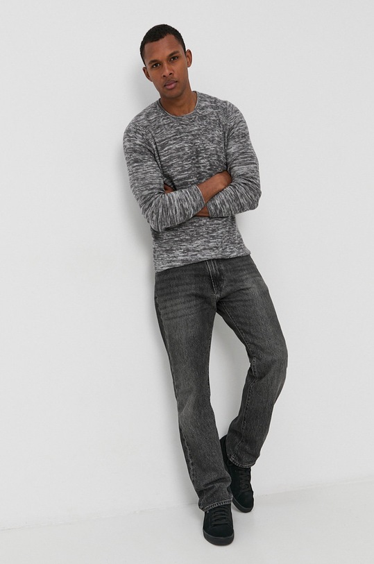 Solid Sweter 21104246.7901041 szary AA00