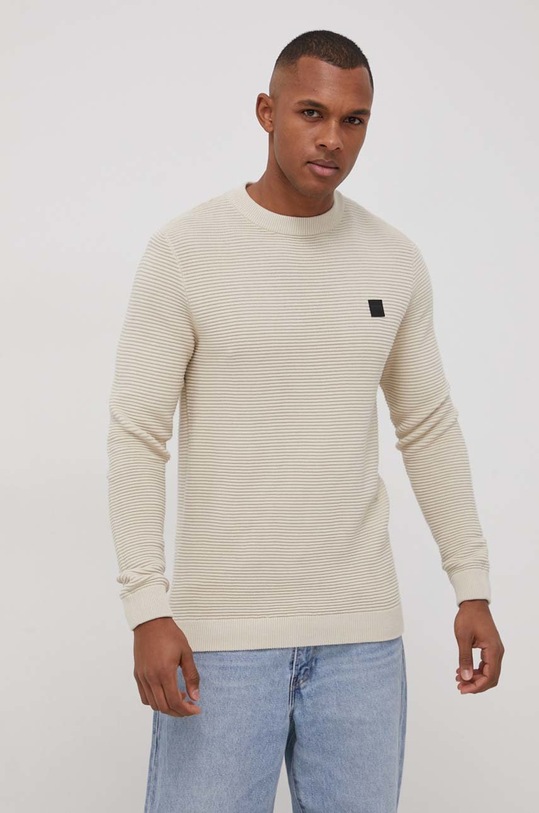 Solid Sweter beżowy 21106094.130401