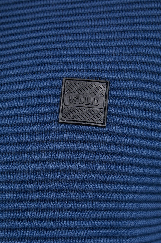 Solid Sweter bawełniany 21106094.194026 niebieski