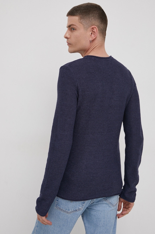 Odzież Solid Sweter 21104152.1939371 granatowy