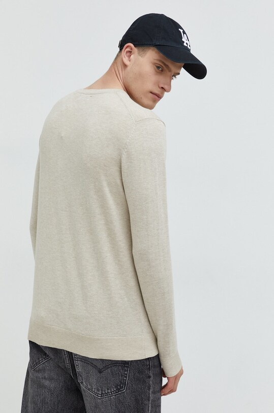Odzież Jack & Jones sweter 12208365.Oatmeal beżowy