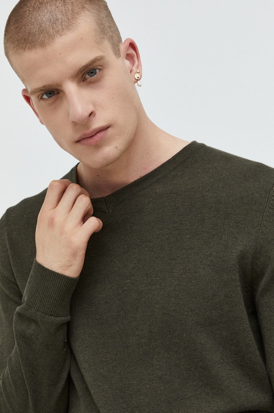 Jack & Jones sweter zielony 12208365.OliveNight