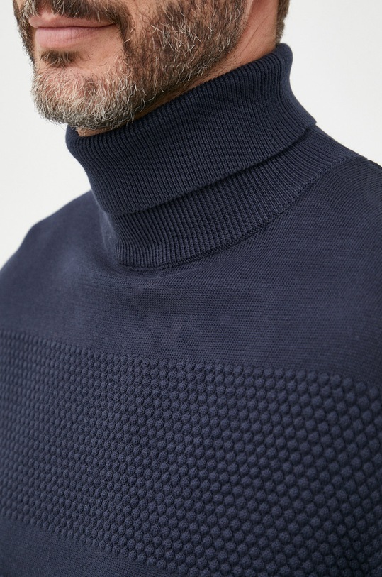Selected Homme pamut pulóver 16084077.DarkSapphi sötétkék