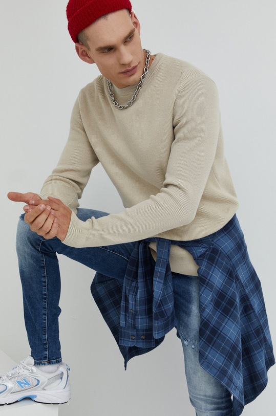 Only & Sons sweter pozostałe beżowy 22022855.SilverLini
