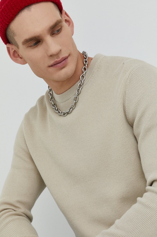 Only & Sons sweter 22022855.SilverLini beżowy AA00