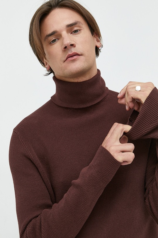 Only & Sons sweter brązowy 22023202.DeepMahoga