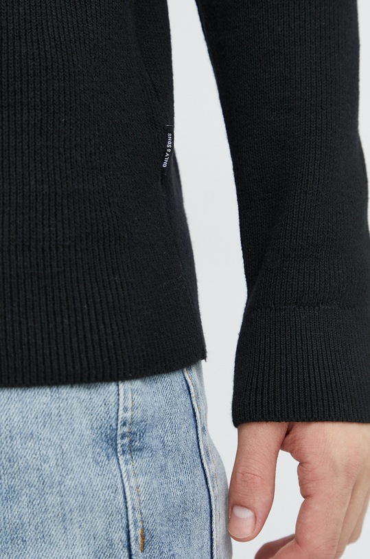 Only & Sons sweter 22023202.Black czarny