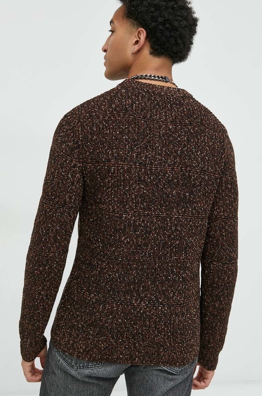 Odzież Premium by Jack&Jones sweter Karter 12219196.Java brązowy