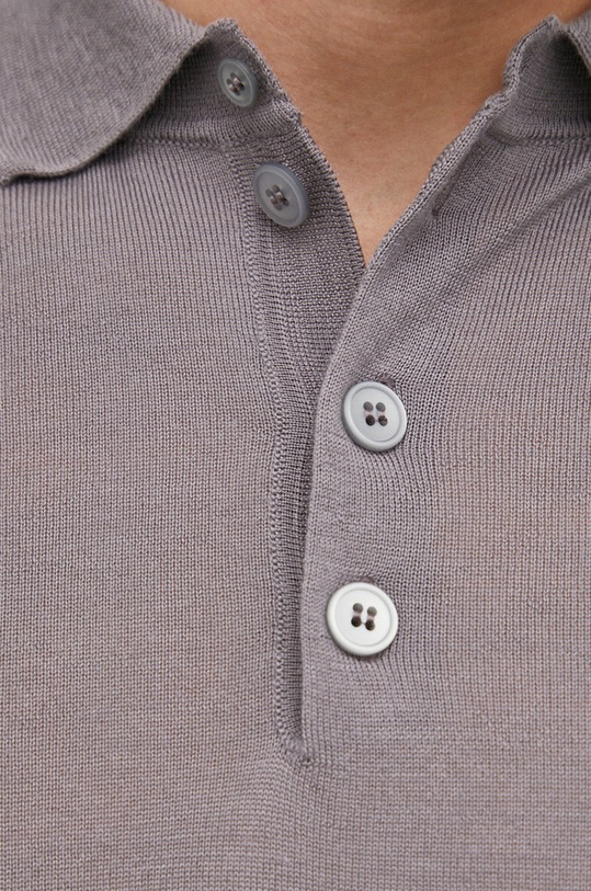 Вълнен пуловер Emporio Armani 8N1F43.1M67Z.NOS сив AA00