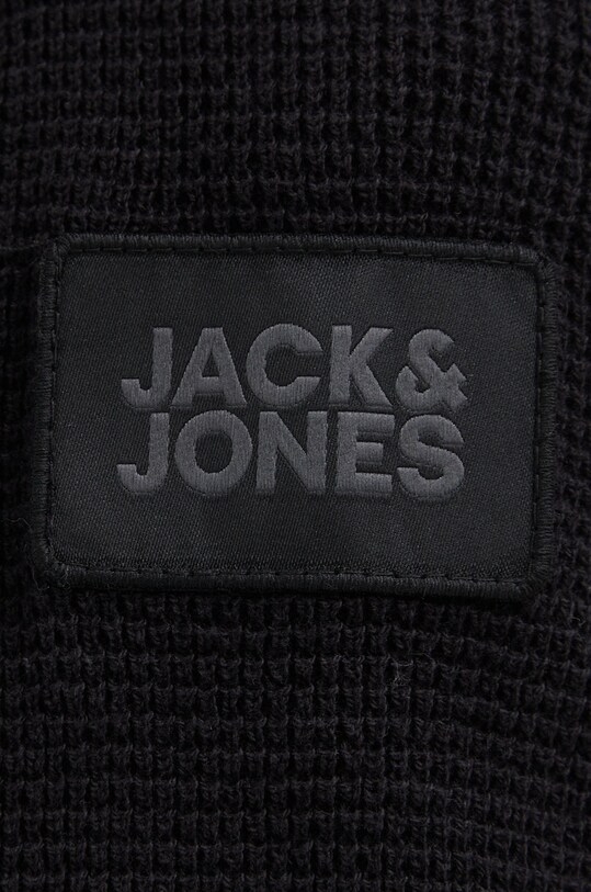 Jack & Jones sweter bawełniany JCOCLASSIC 12213677.Black czarny