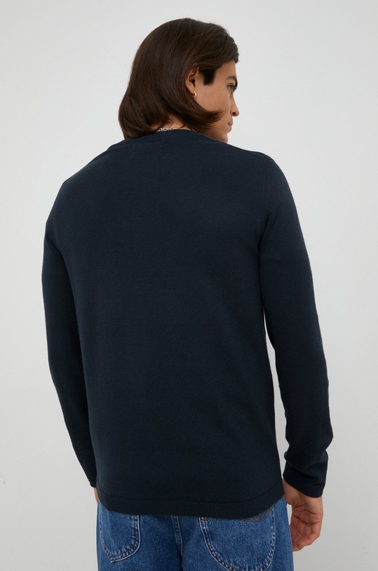 Odzież Marc O'Polo sweter z domieszką kaszmiru M28509260366 granatowy