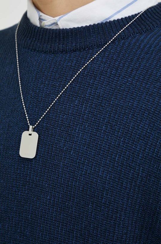 βαμβακερό πουλόβερ Marc O'Polo M20502260380 σκούρο μπλε